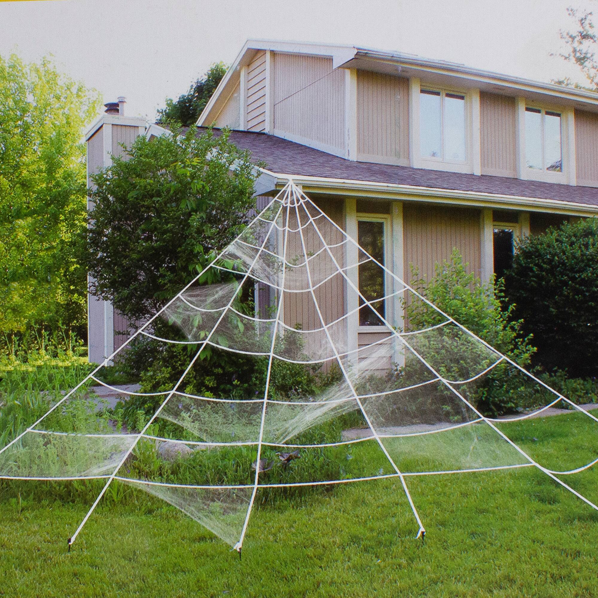 9.8ft. Giant Outdoor Spider Web Halloween Decoration
